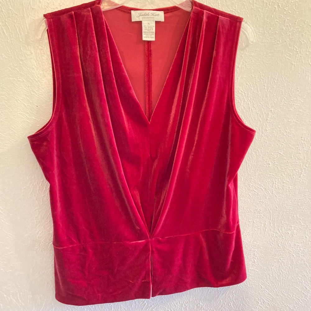 Maroon Velvet Skirt Set